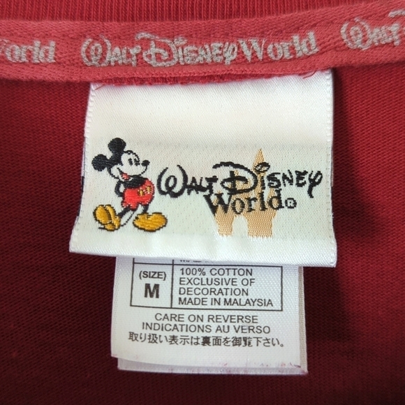 Walt Disney World Y2K Vintage 100 Years Of Magic Short Sleeve Crewneck T-shirt M - Picture 4 of 12
